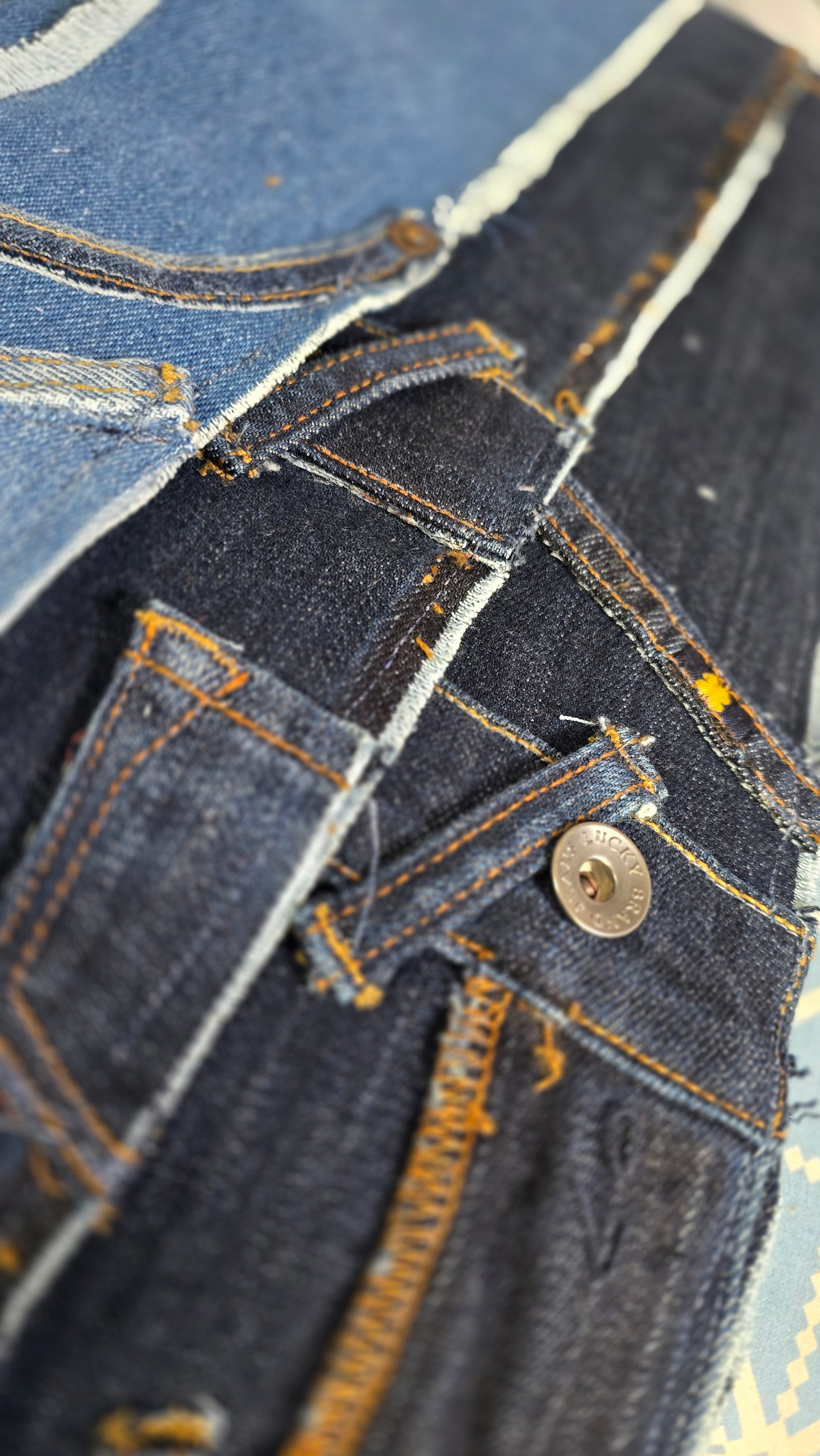 UnTied Affair — Deconstructed Denim Tie