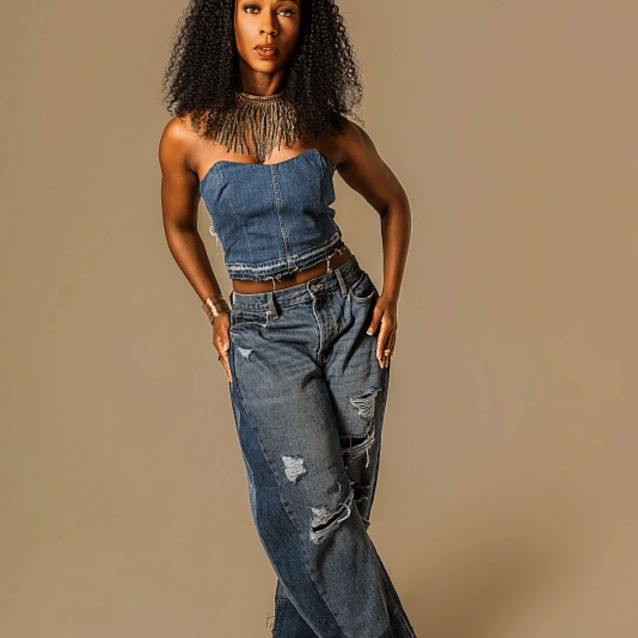 The Silver Lining Denim Set (Pre-Order)